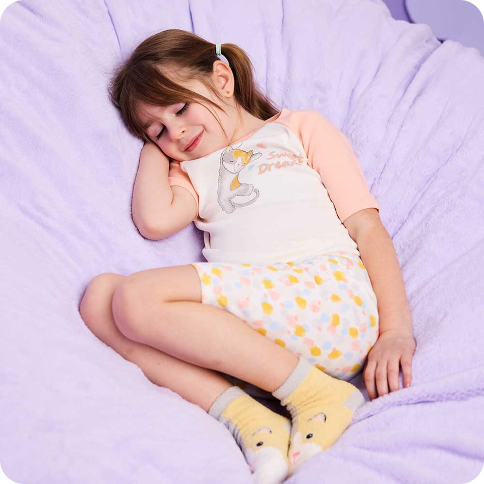 Calico Cat Shorties Pajamas - Cozy Bedtime