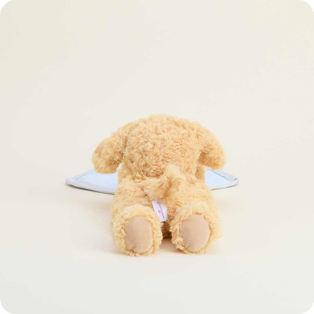 Golden Dog Blankie Warmies - Soft Glow
