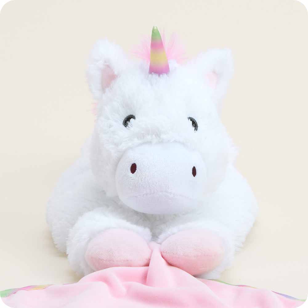 Unicorn Blankie Warmies - Soft Glow