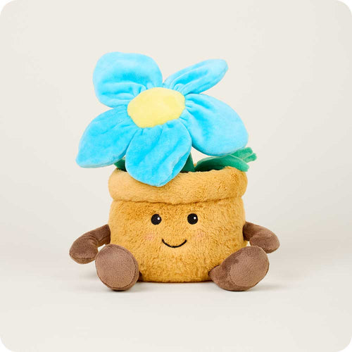 Blue Flower Pot Warmies - Home Glow