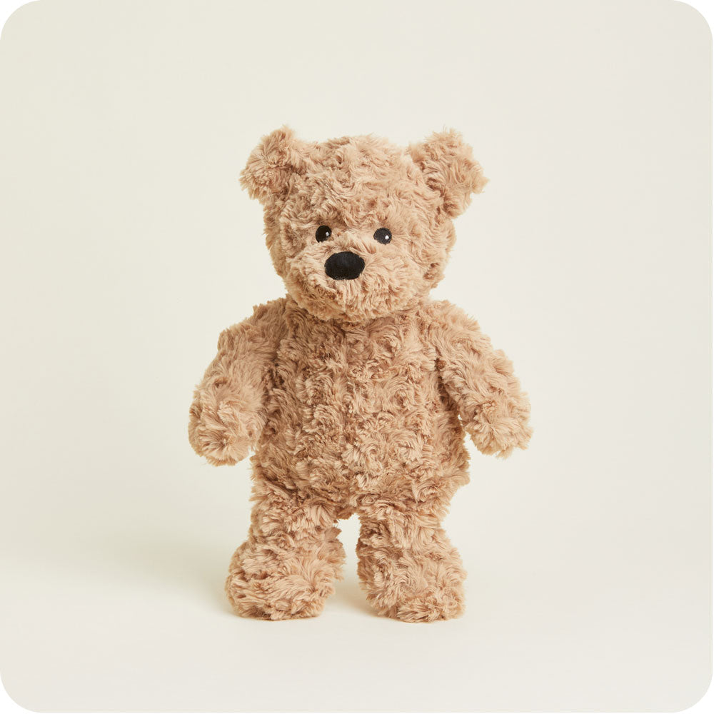 Brown Curly Bear Warmies - Fresh Notes