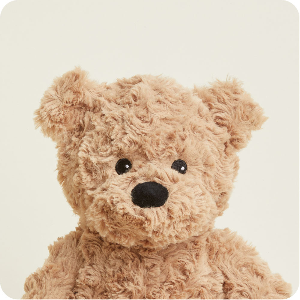 Brown Curly Bear Warmies - Fresh Notes