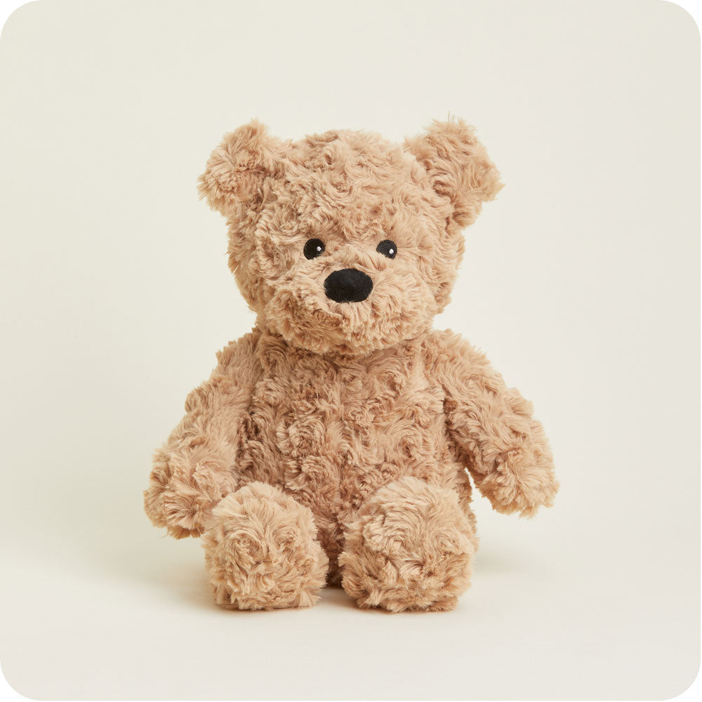 Brown Curly Bear Warmies - Fresh Notes