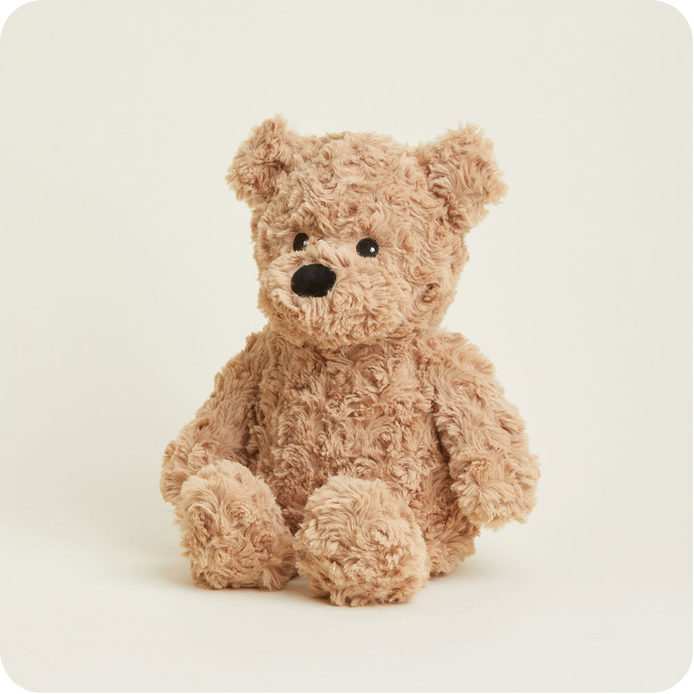 Brown Curly Bear Warmies - Fresh Notes