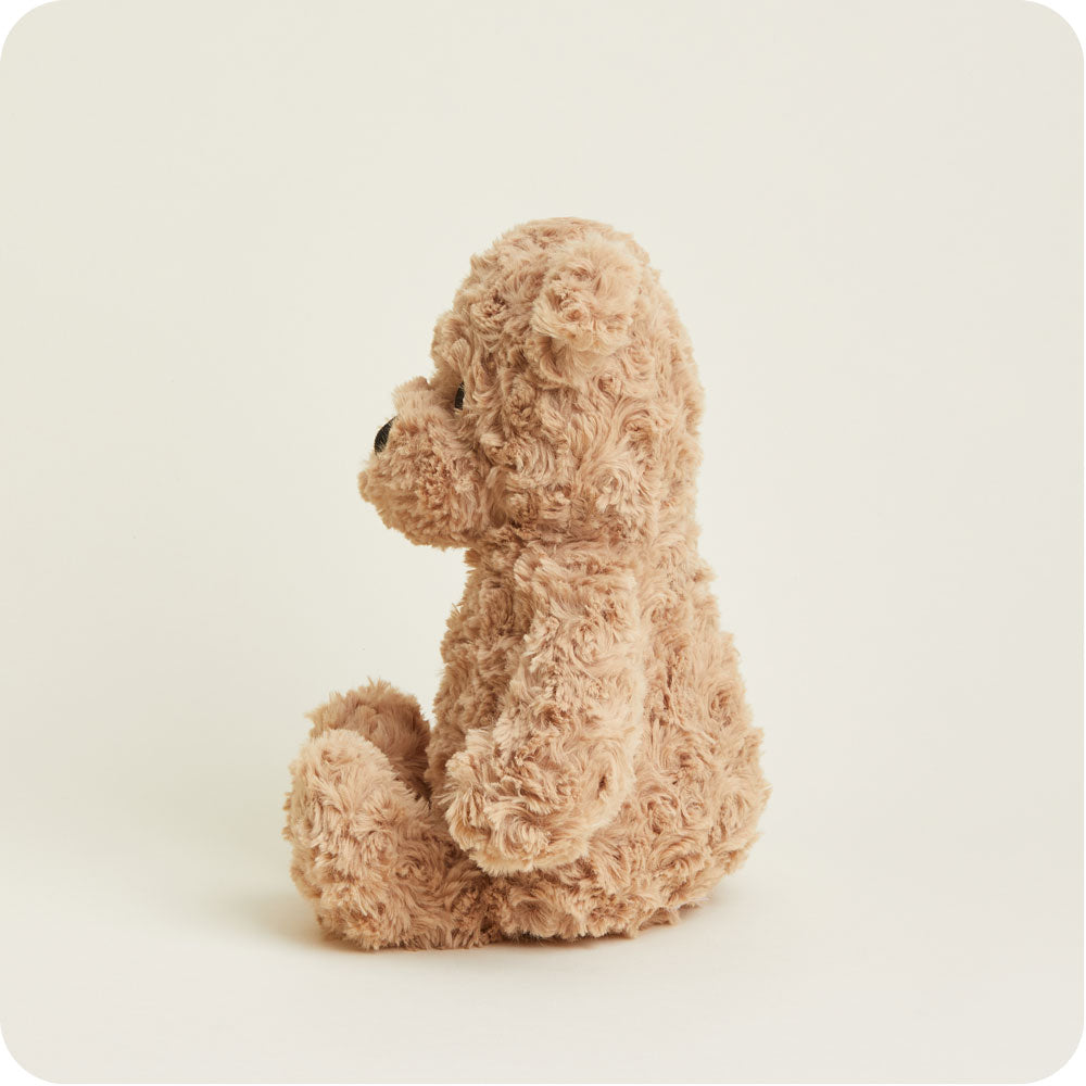 Brown Curly Bear Warmies - Fresh Notes