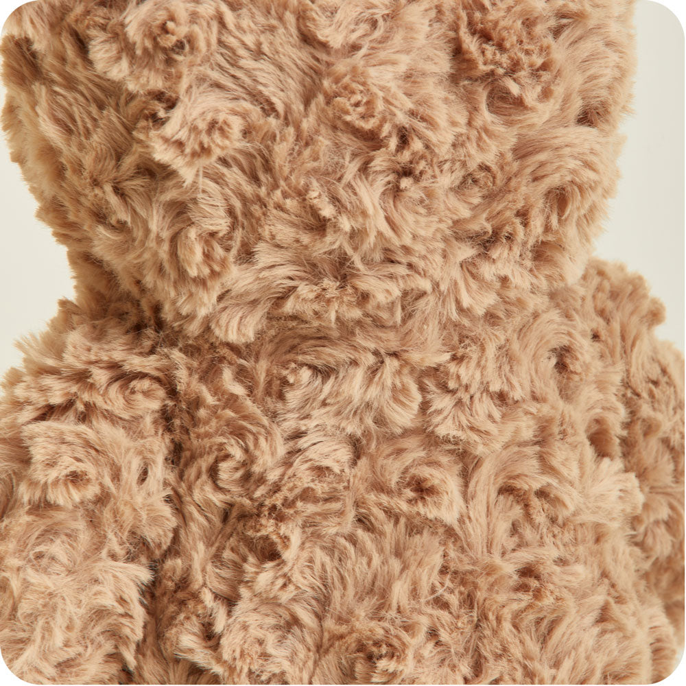 Brown Curly Bear Warmies - Fresh Notes