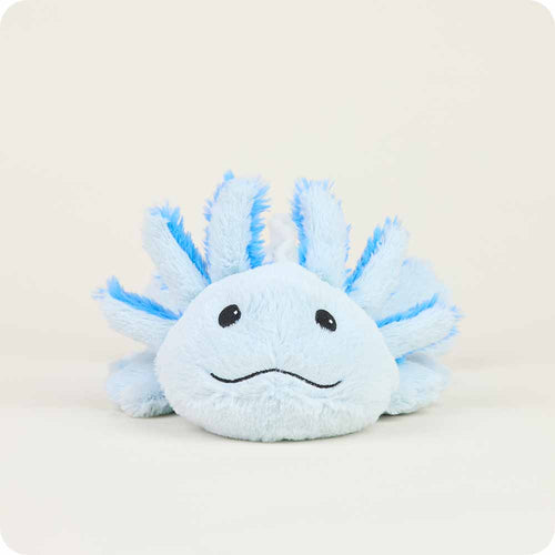 Blue Axolotl Warmies - Soft Glow
