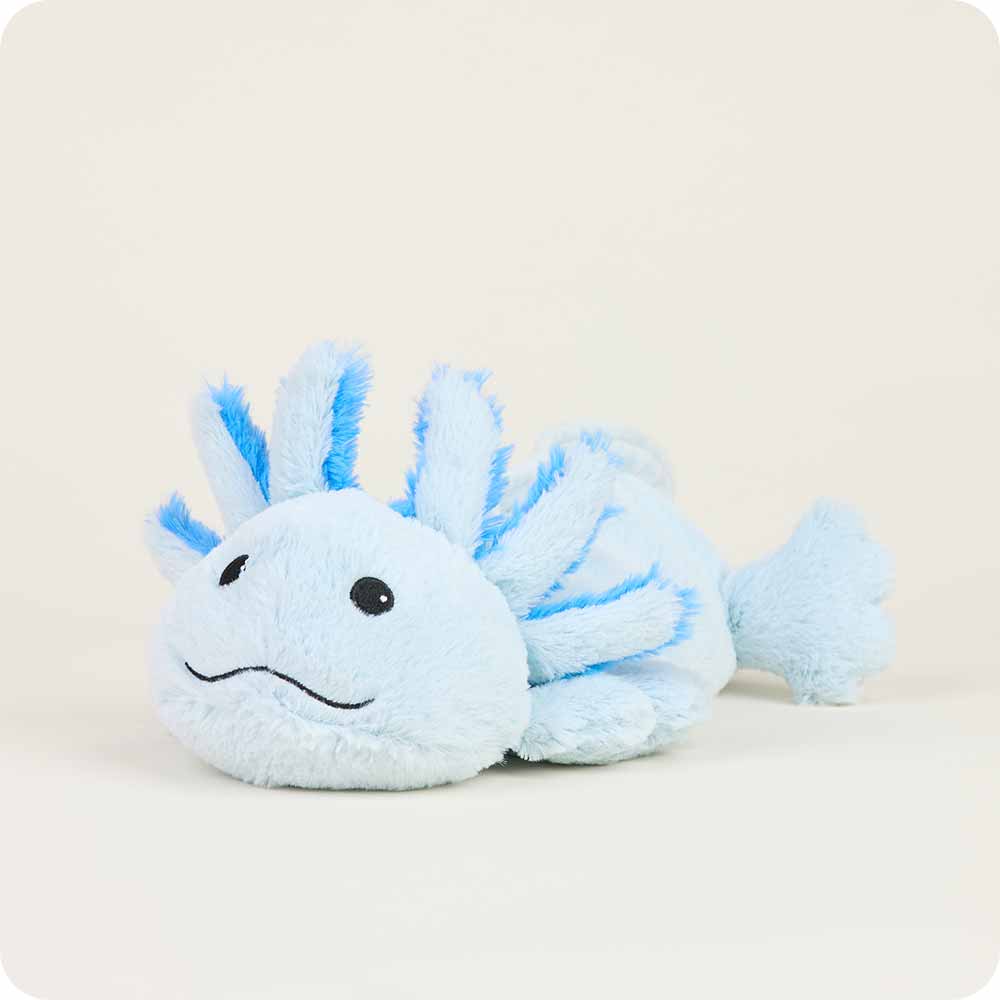 Blue Axolotl Warmies - Soft Glow