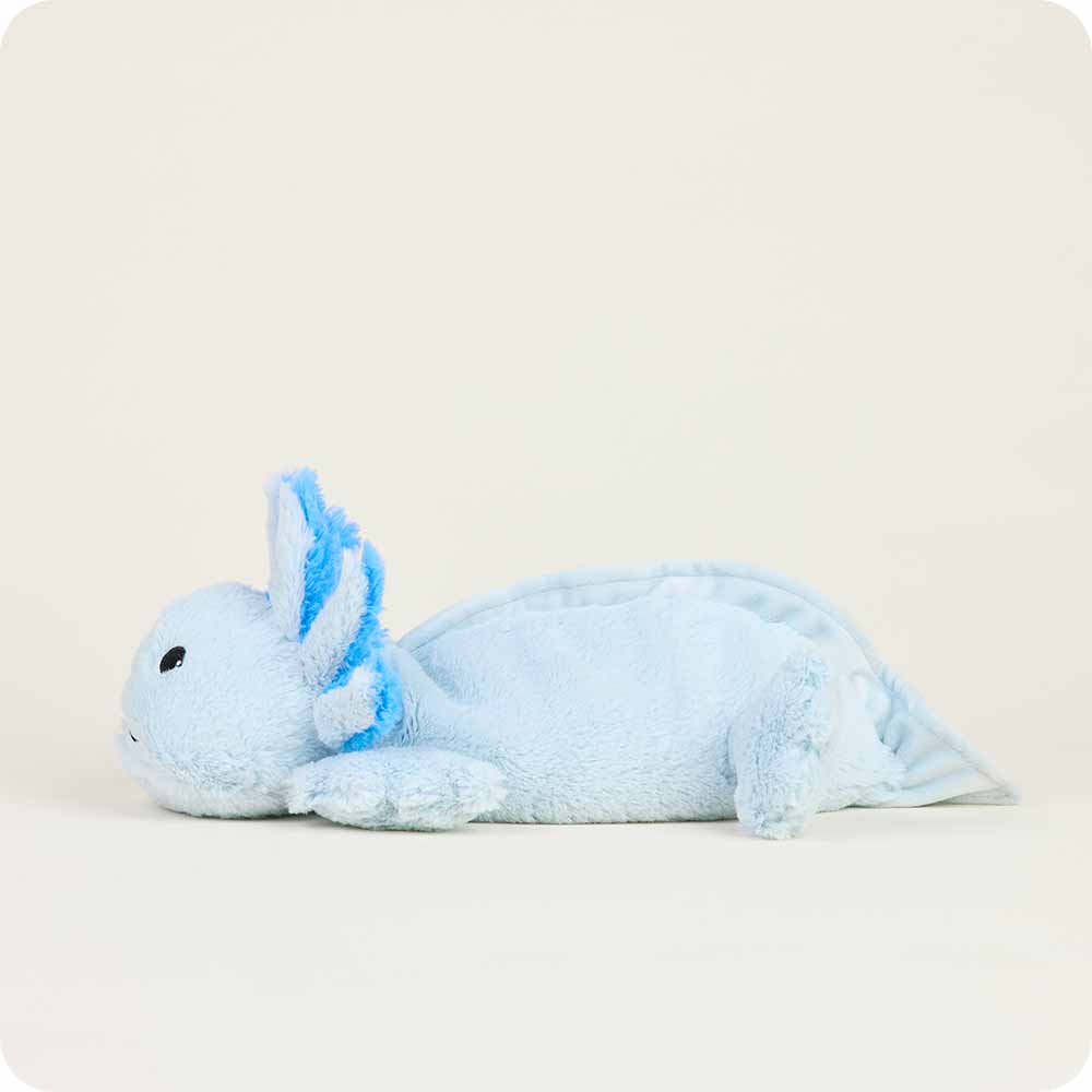 Blue Axolotl Warmies - Soft Glow