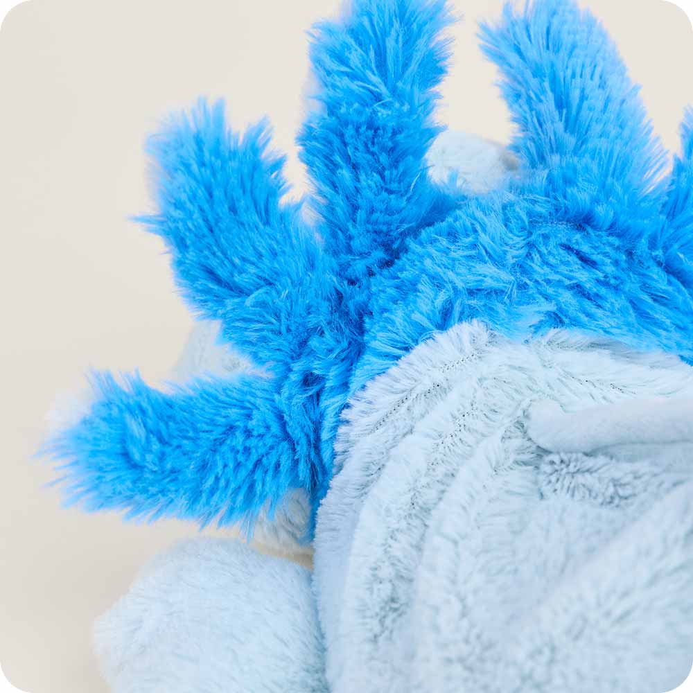 Blue Axolotl Warmies - Soft Glow
