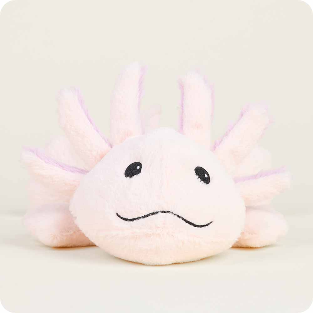 Pink Axolotl Warmies - Cozy Glow
