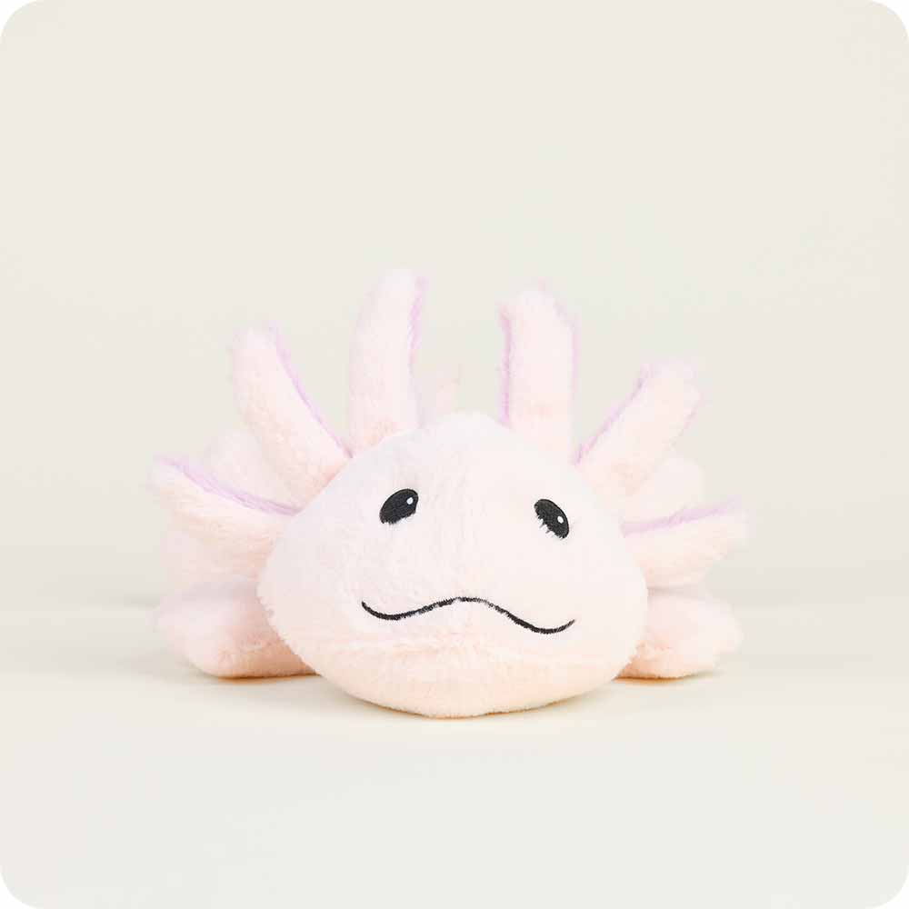 Pink Axolotl Warmies - Cozy Glow