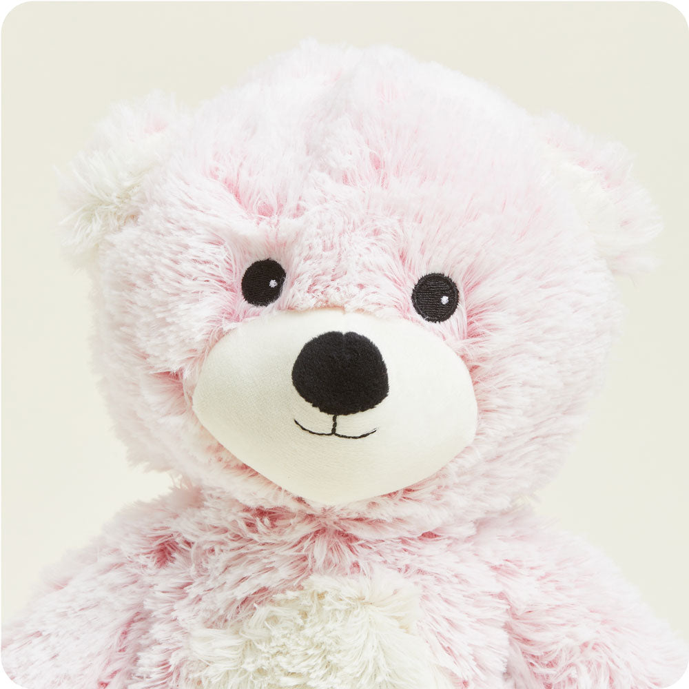 Pink Marshmallow Bear Warmies - Clean Mood