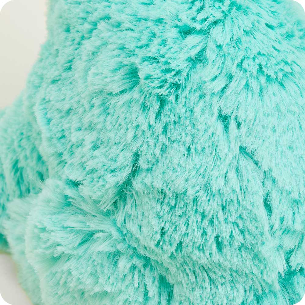 Teal Long Neck Dinosaur Warmies - Cozy Glow