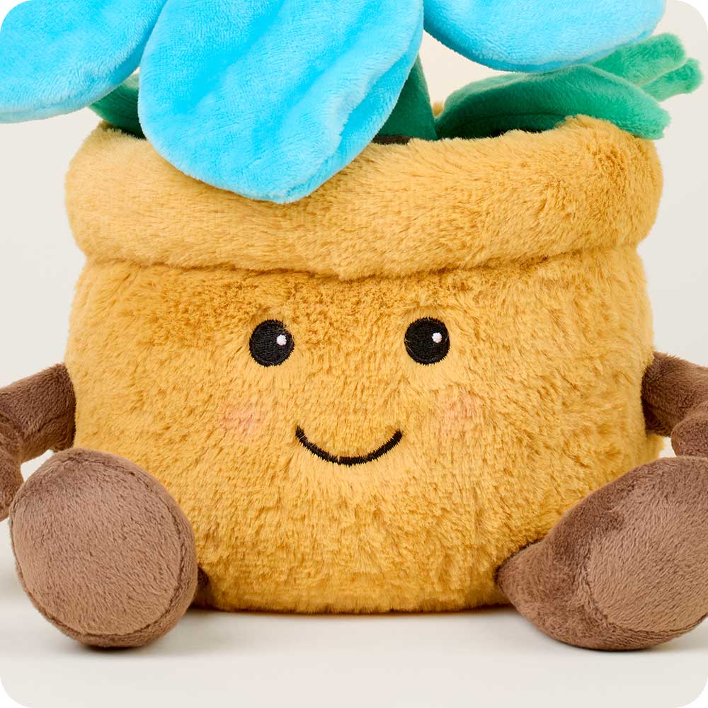 Blue Flower Pot Warmies - Home Glow