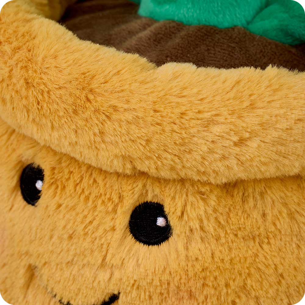 Yellow Flower Pot Warmies - Soft Glow