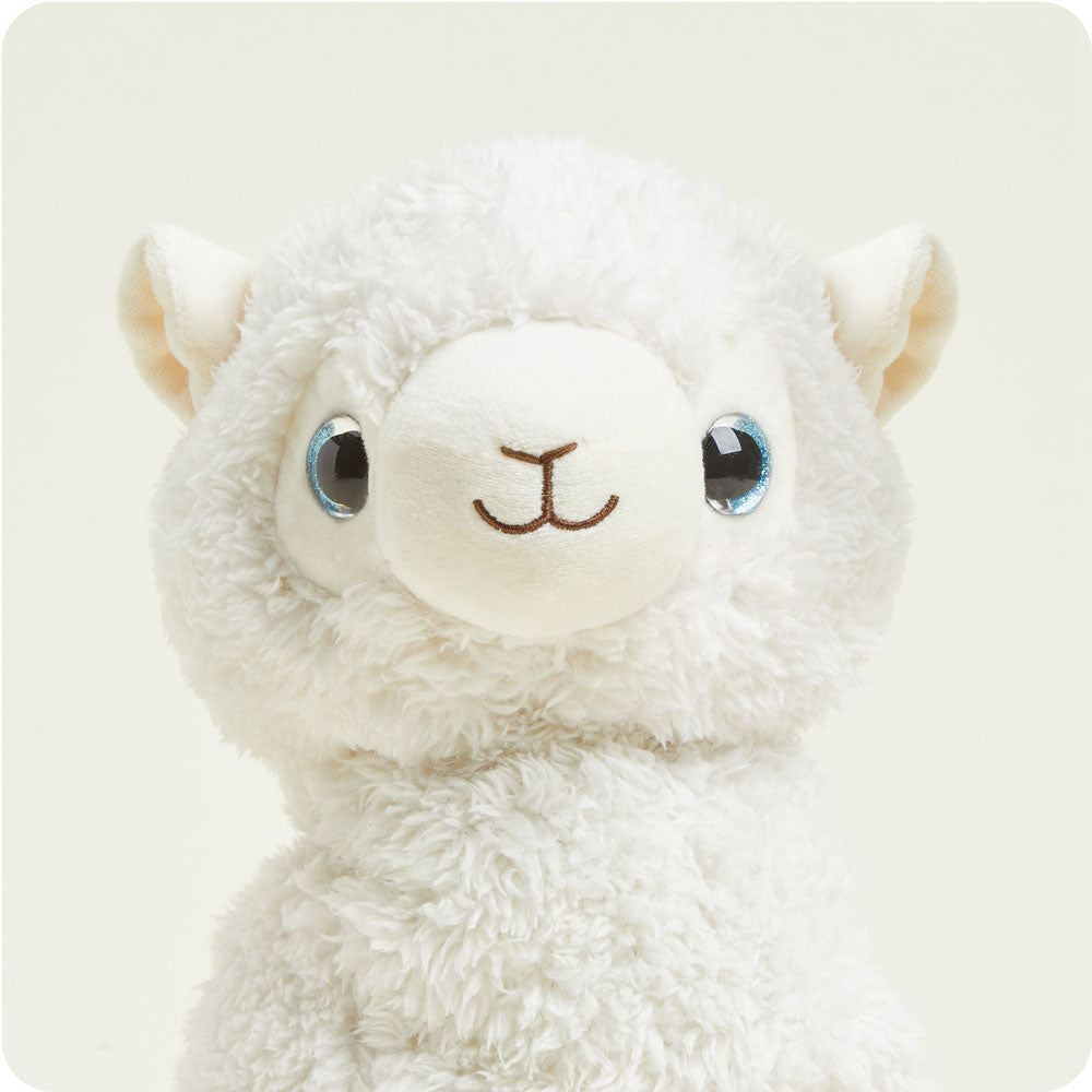 White Llama Warmies - Gentle Mist