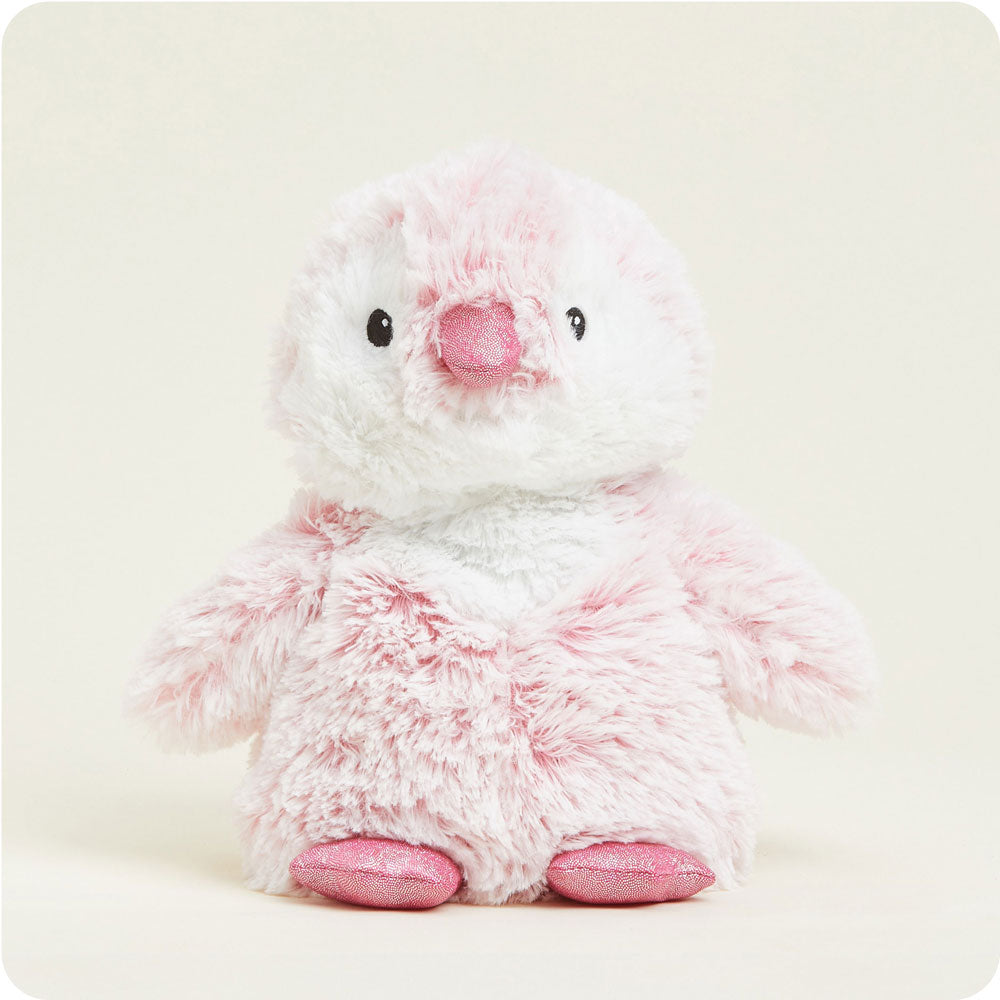 Pink Penguin Warmies - Cozy Glow