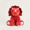 Red Triceratops Warmies - Cozy Glow