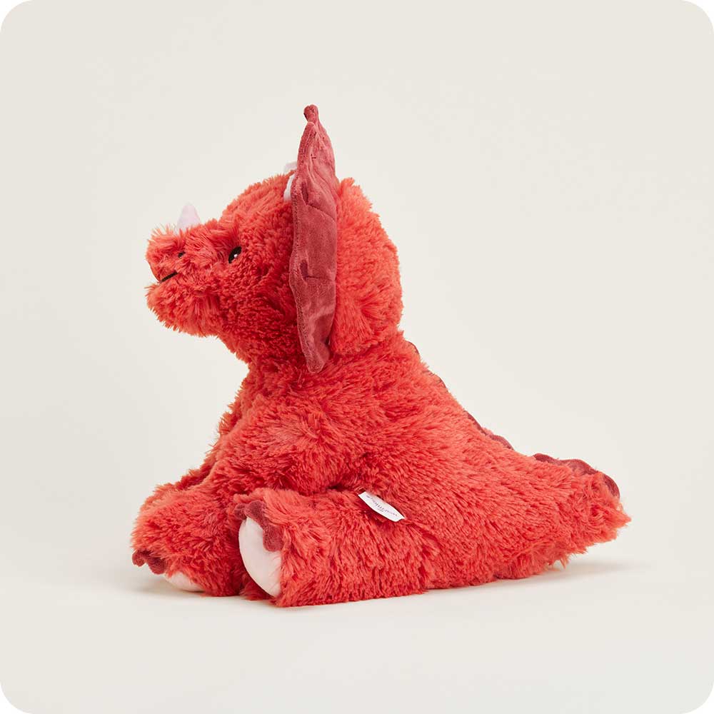 Red Triceratops Warmies - Cozy Glow