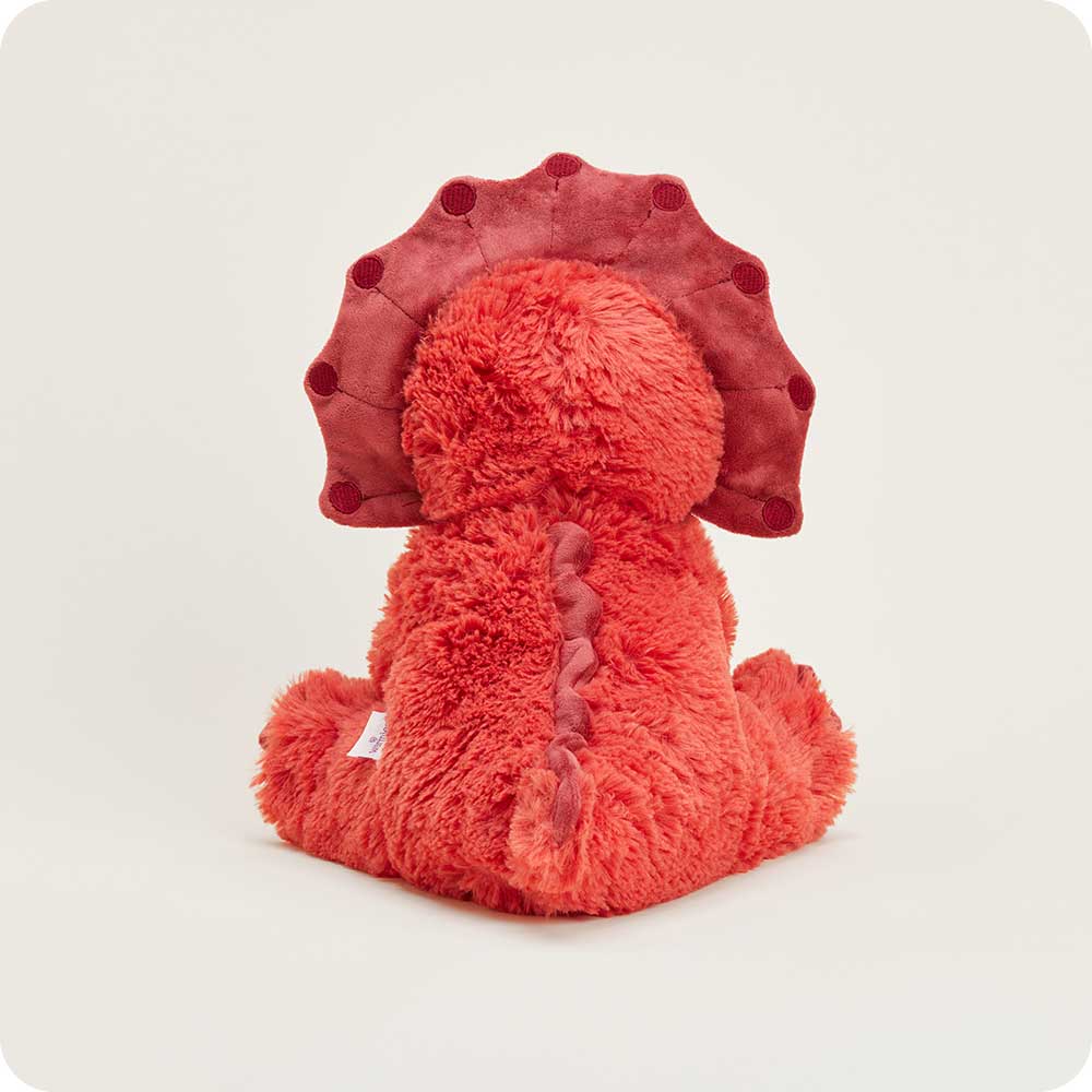 Red Triceratops Warmies - Cozy Glow