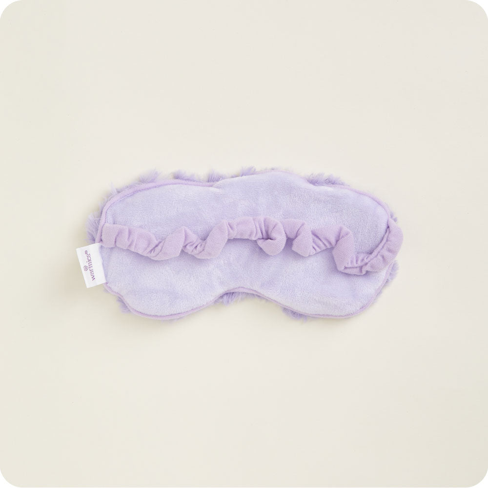 Curly Purple Eye Mask Warmies - Light Storage