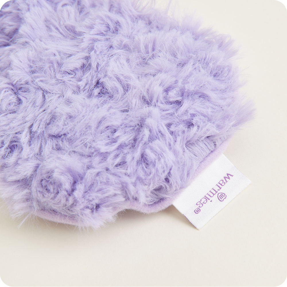 Curly Purple Eye Mask Warmies - Light Storage