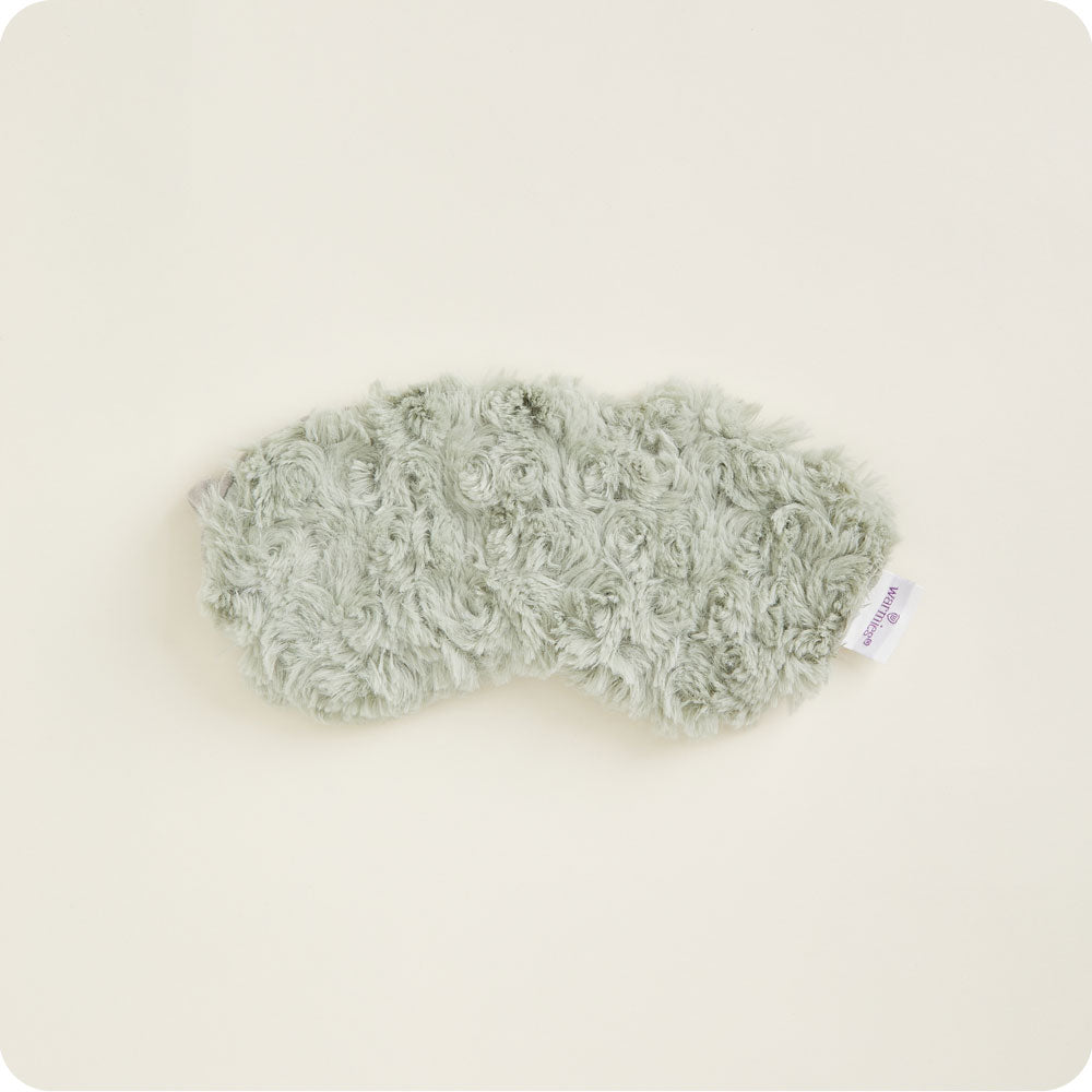 Curly Sage Green Eye Mask Warmies - Light Storage