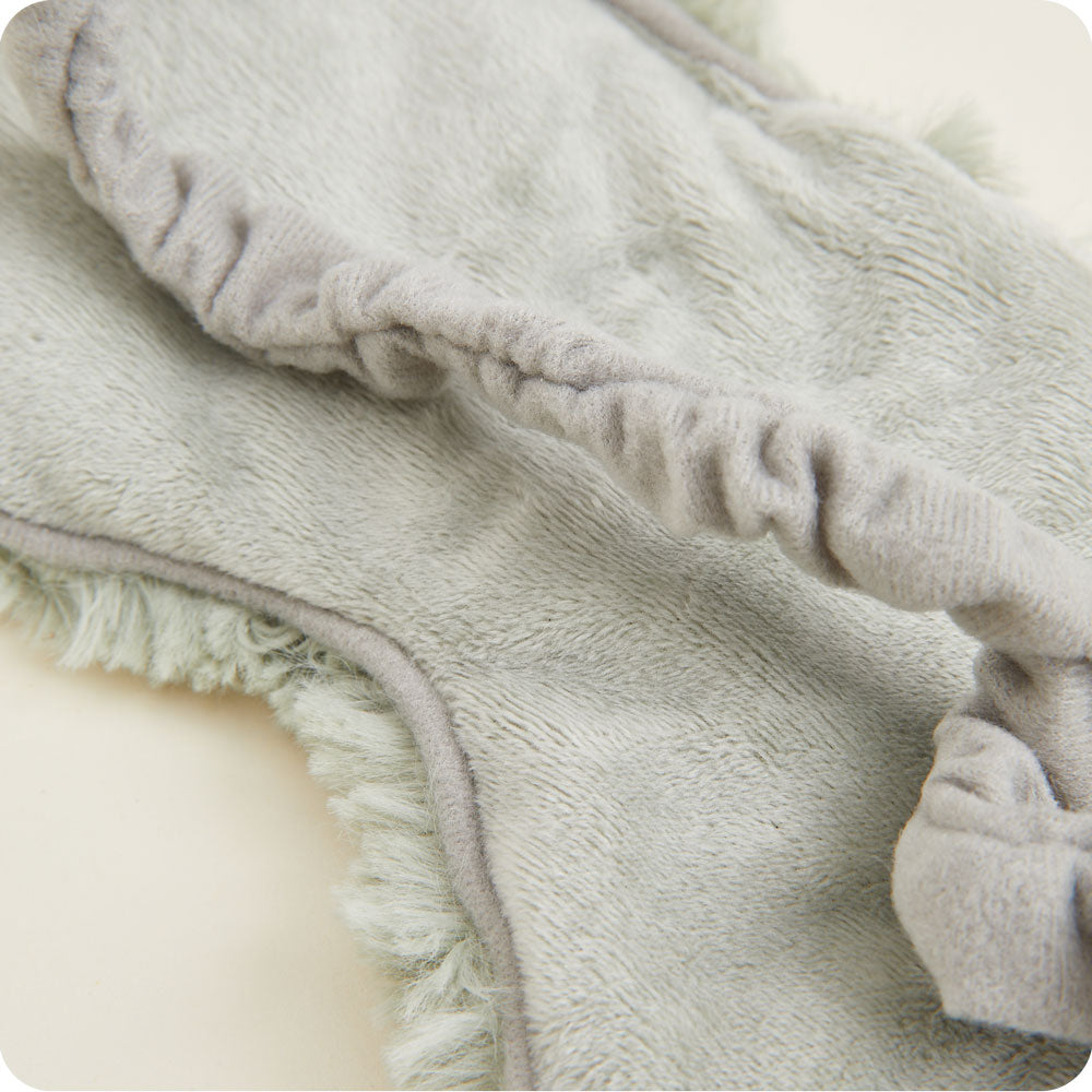 Curly Sage Green Eye Mask Warmies - Light Storage