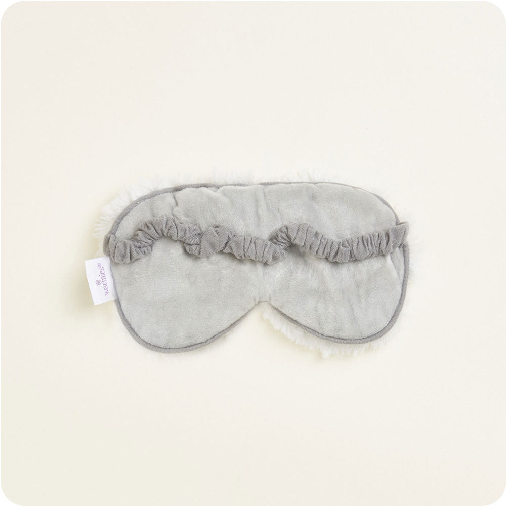 Marshmallow Gray Eye Mask Warmies - Ready Carry