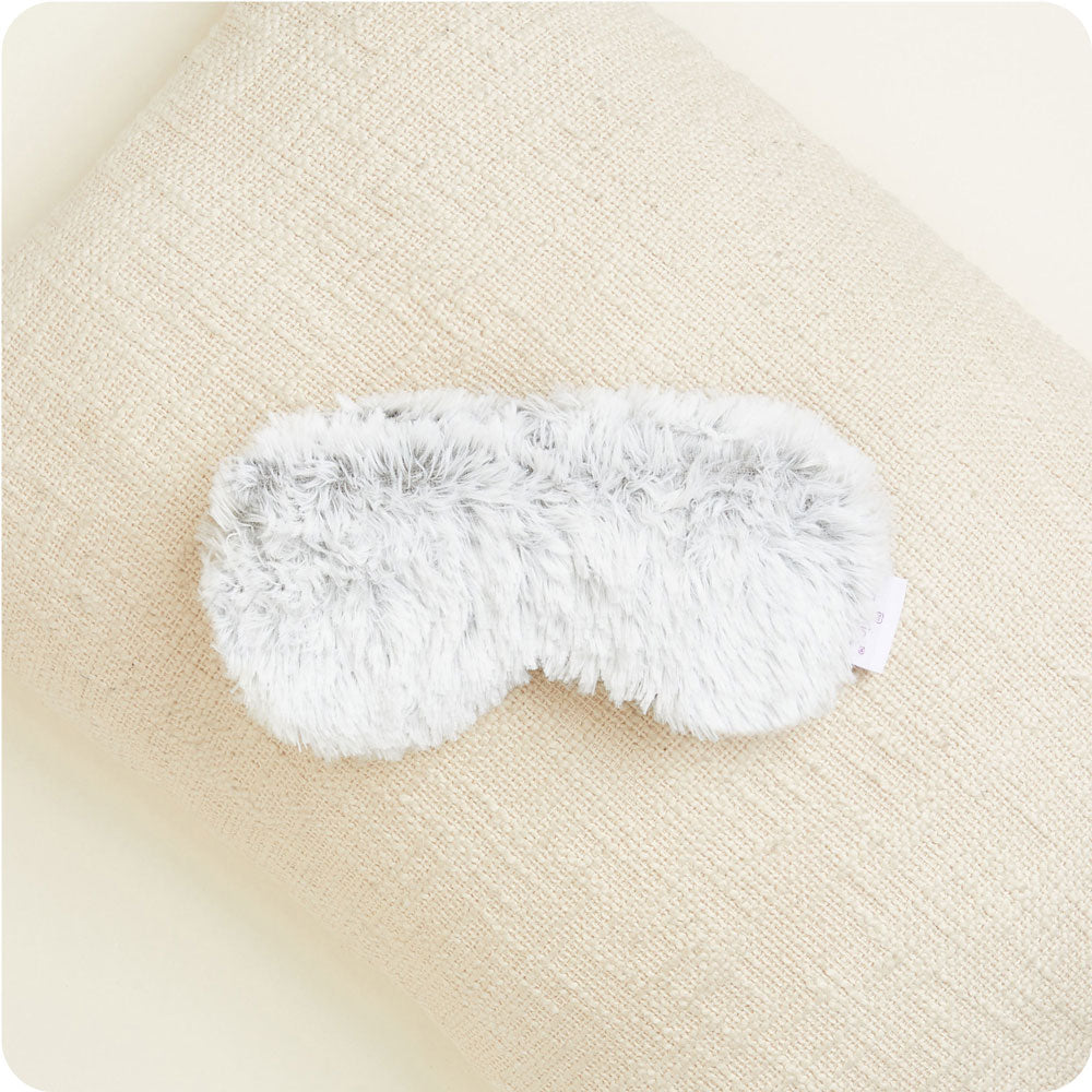 Marshmallow Gray Eye Mask Warmies - Ready Carry