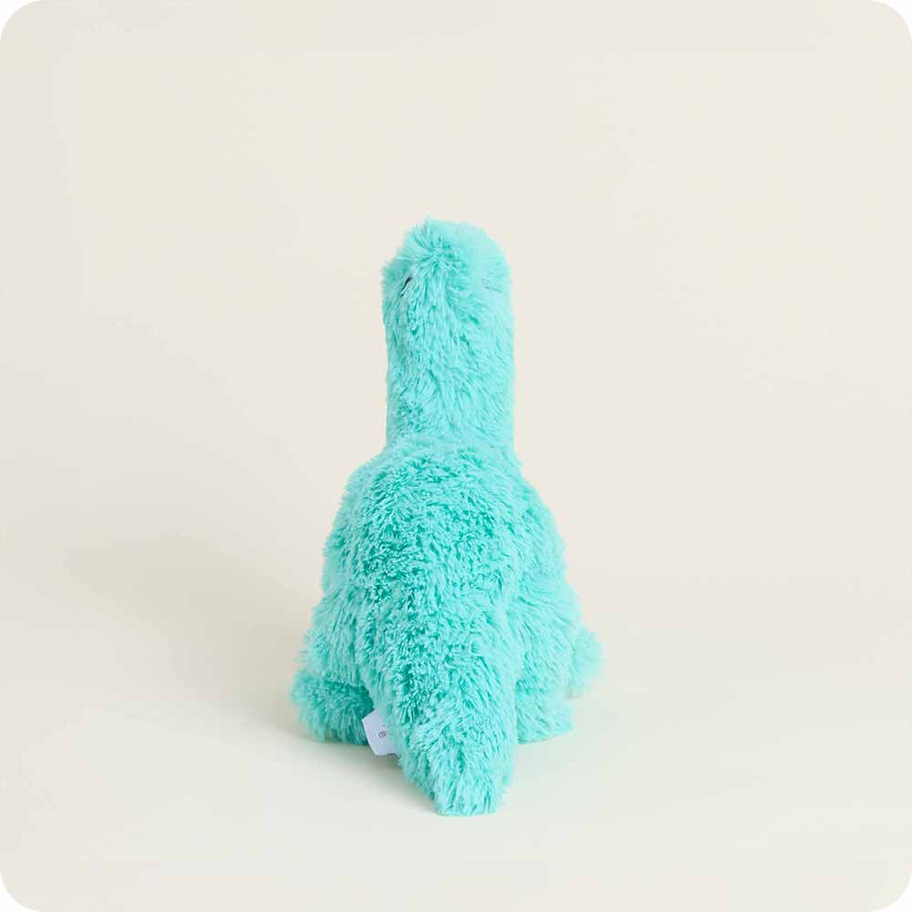 Teal Long Neck Dinosaur Warmies Junior - Cozy Glow
