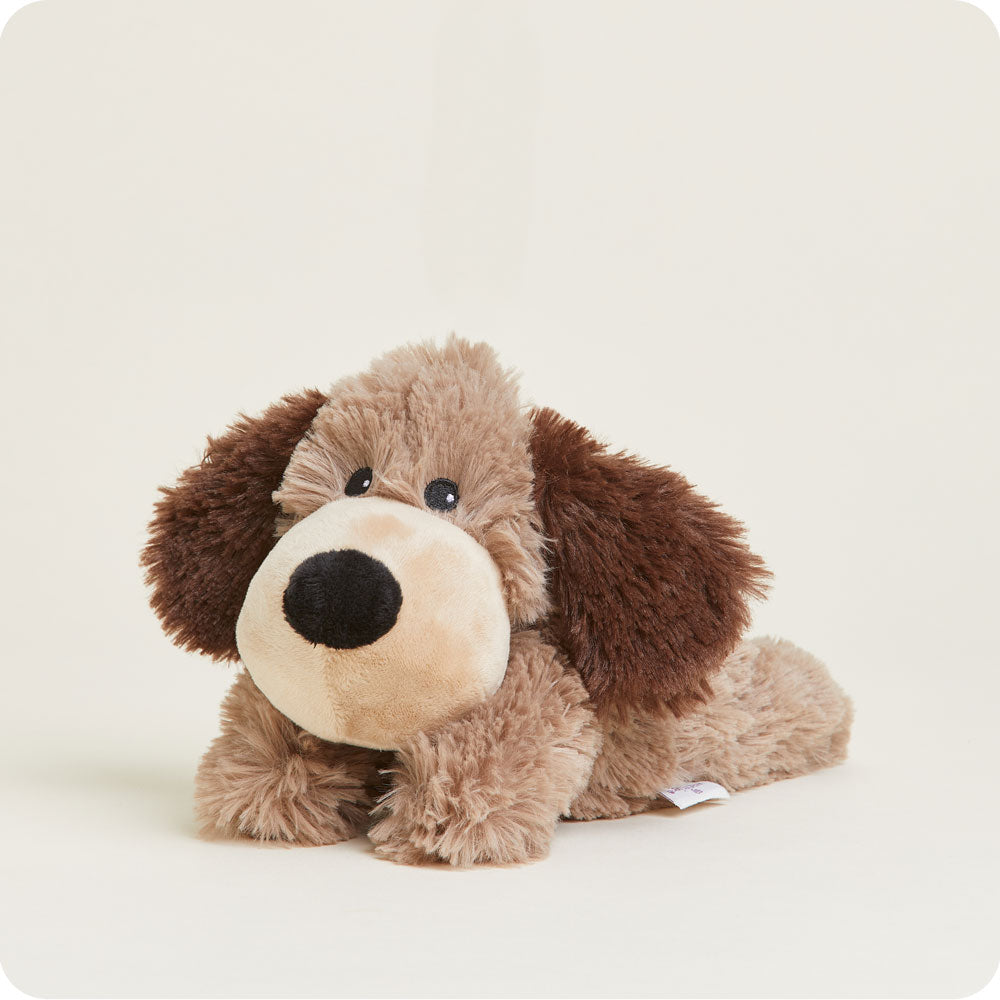 Brown Dog Warmies Junior - Soft Glow