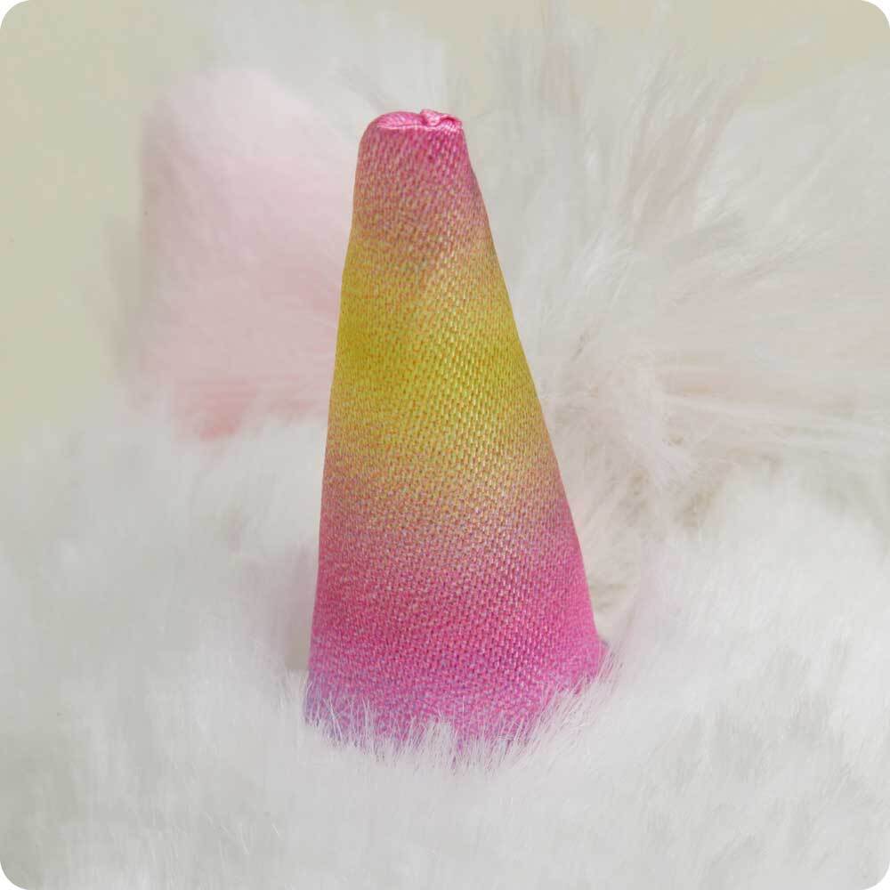 White Unicorn Warmies Junior - Home Glow