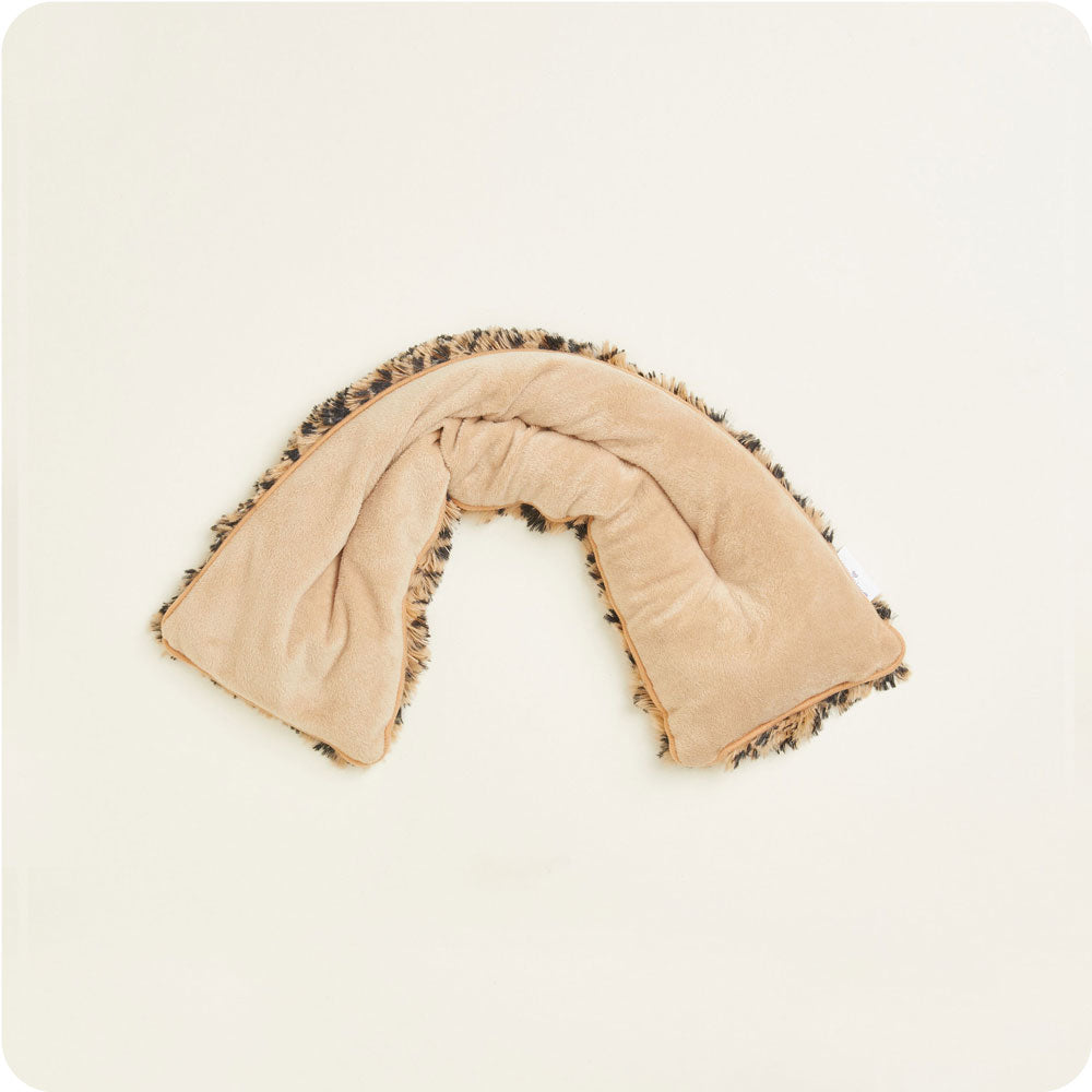 Leopard Neck Wrap Warmies - Travel Ready