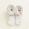 Marshmallow Brown Boots Warmies® - Cozy Glow