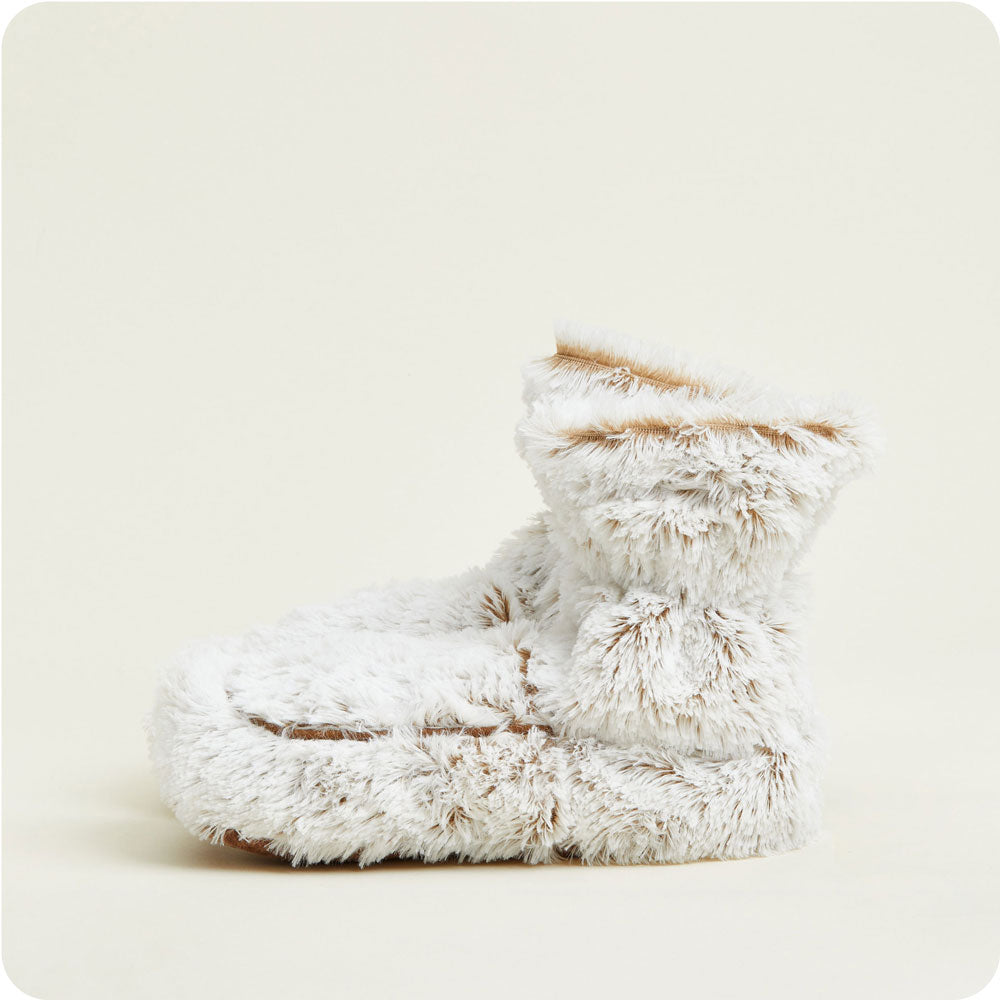 Marshmallow Brown Boots Warmies® - Cozy Glow