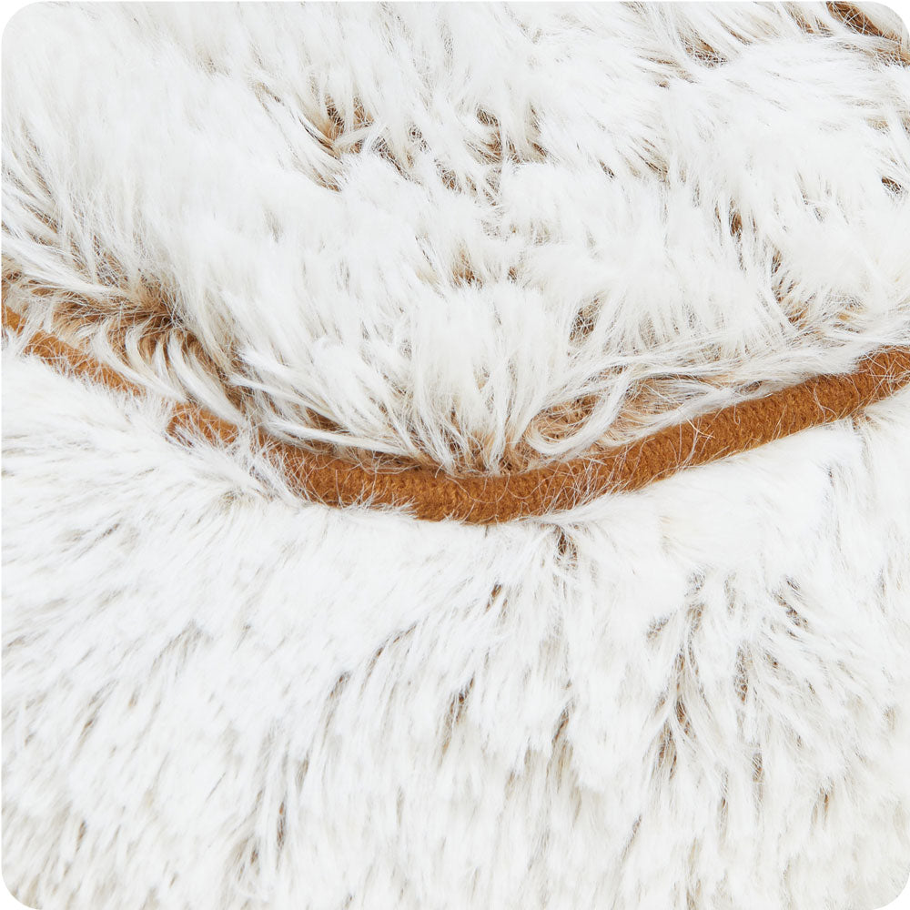 Marshmallow Brown Boots Warmies® - Cozy Glow