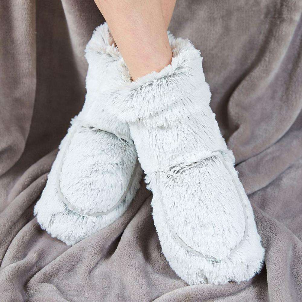 Marshmallow Gray Boots Warmies® - Modern Blend