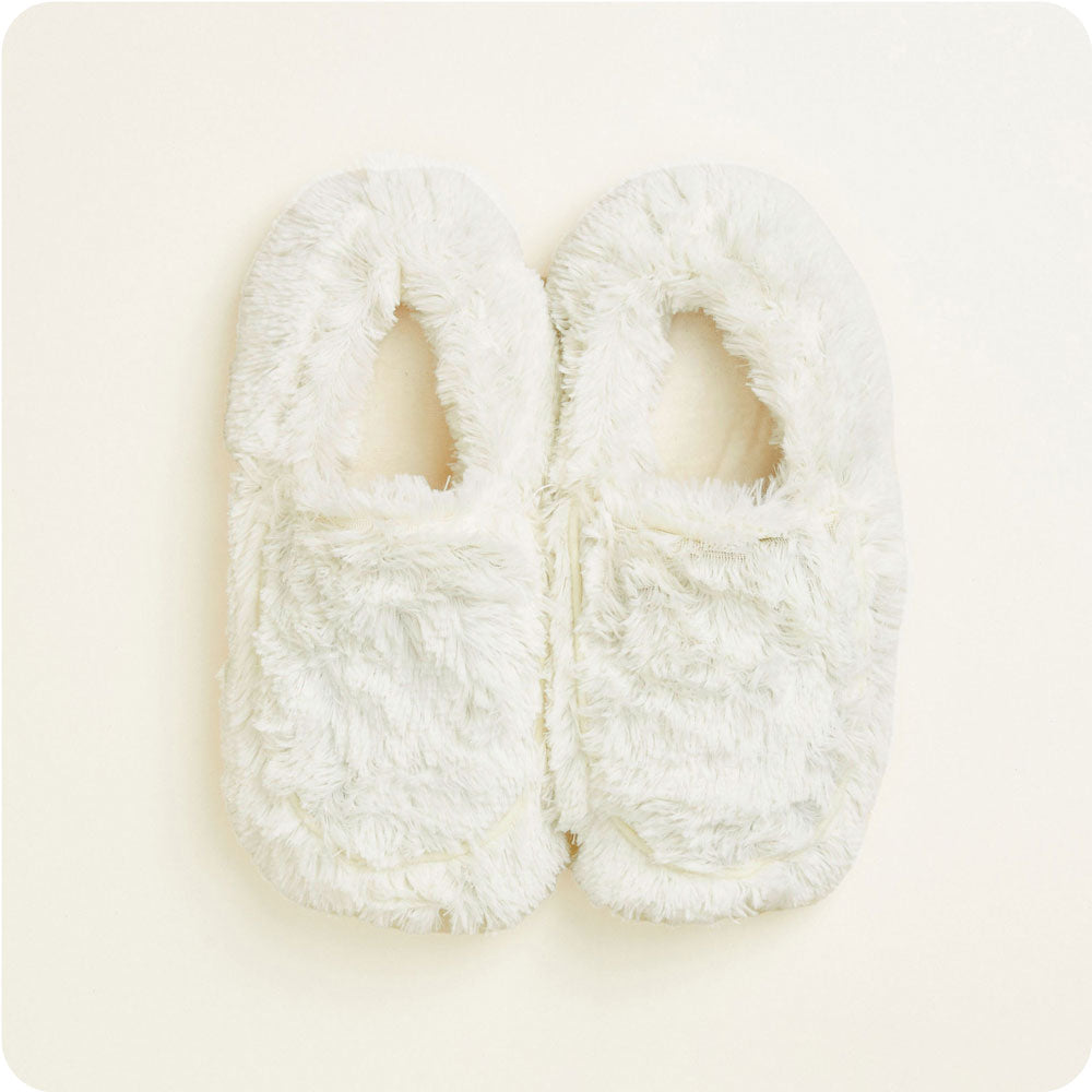 Cream Slippers Warmies® - Gentle Mist