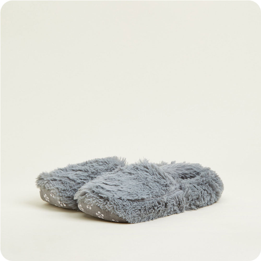 Gray Slippers Warmies® - Soft Glow