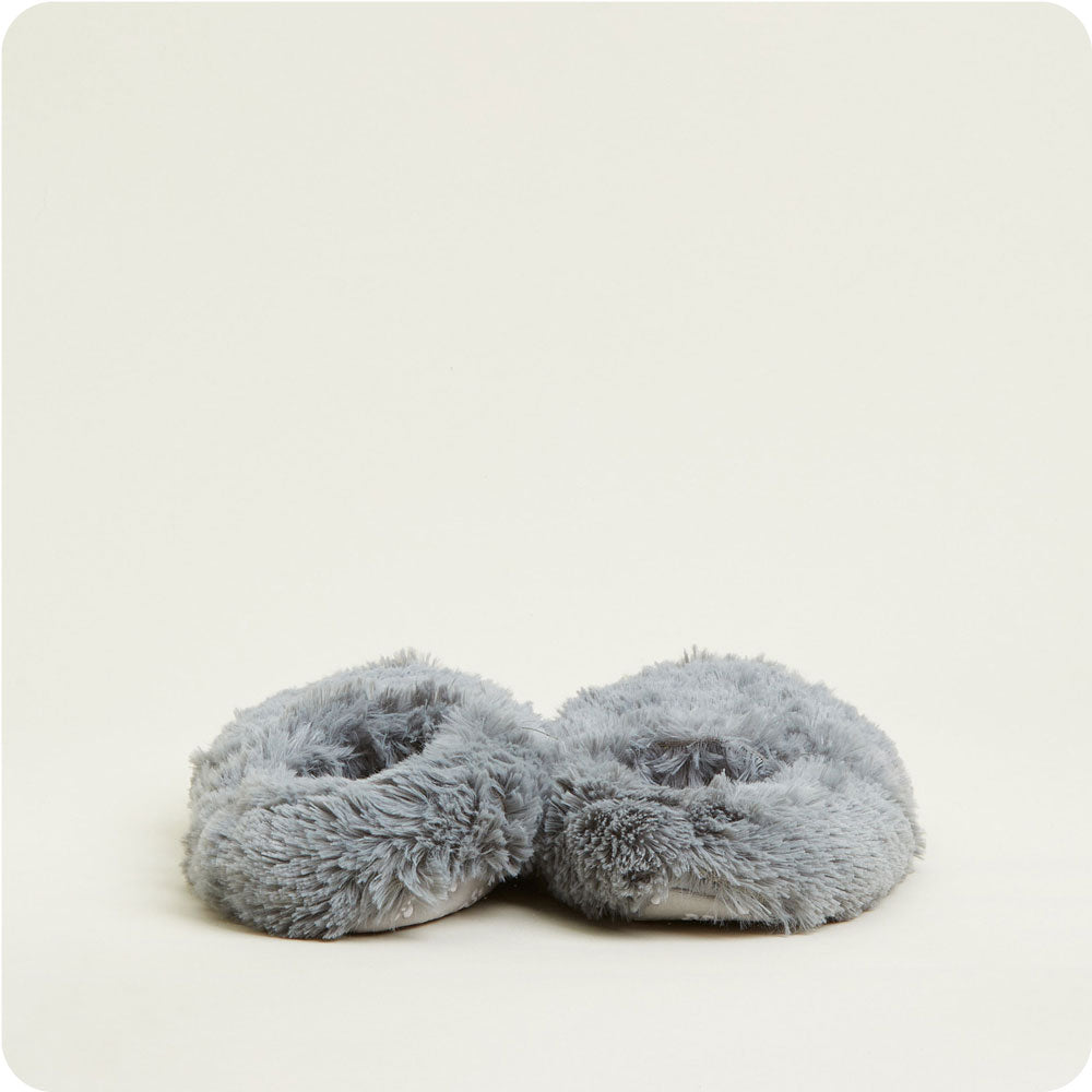 Gray Slippers Warmies® - Soft Glow