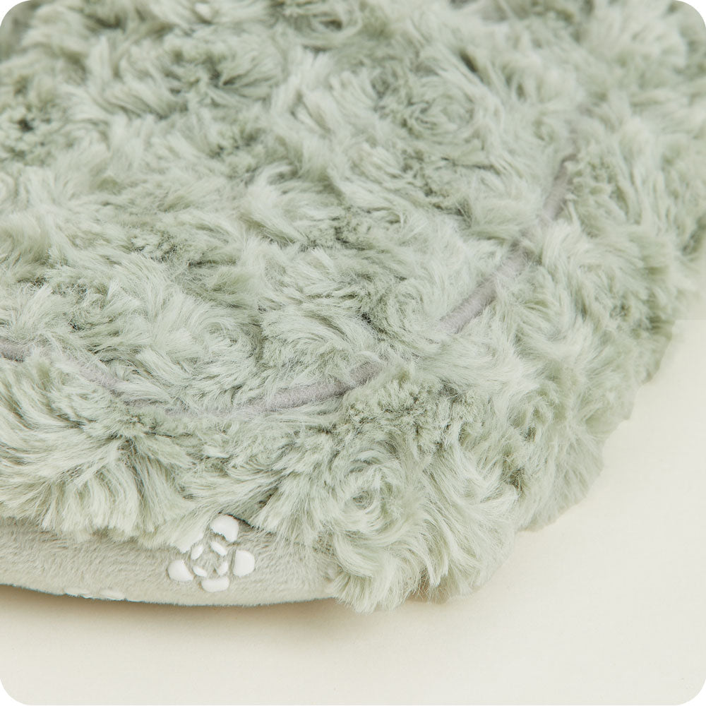 Curly Sage Green Slippers Warmies® - Clean Mood