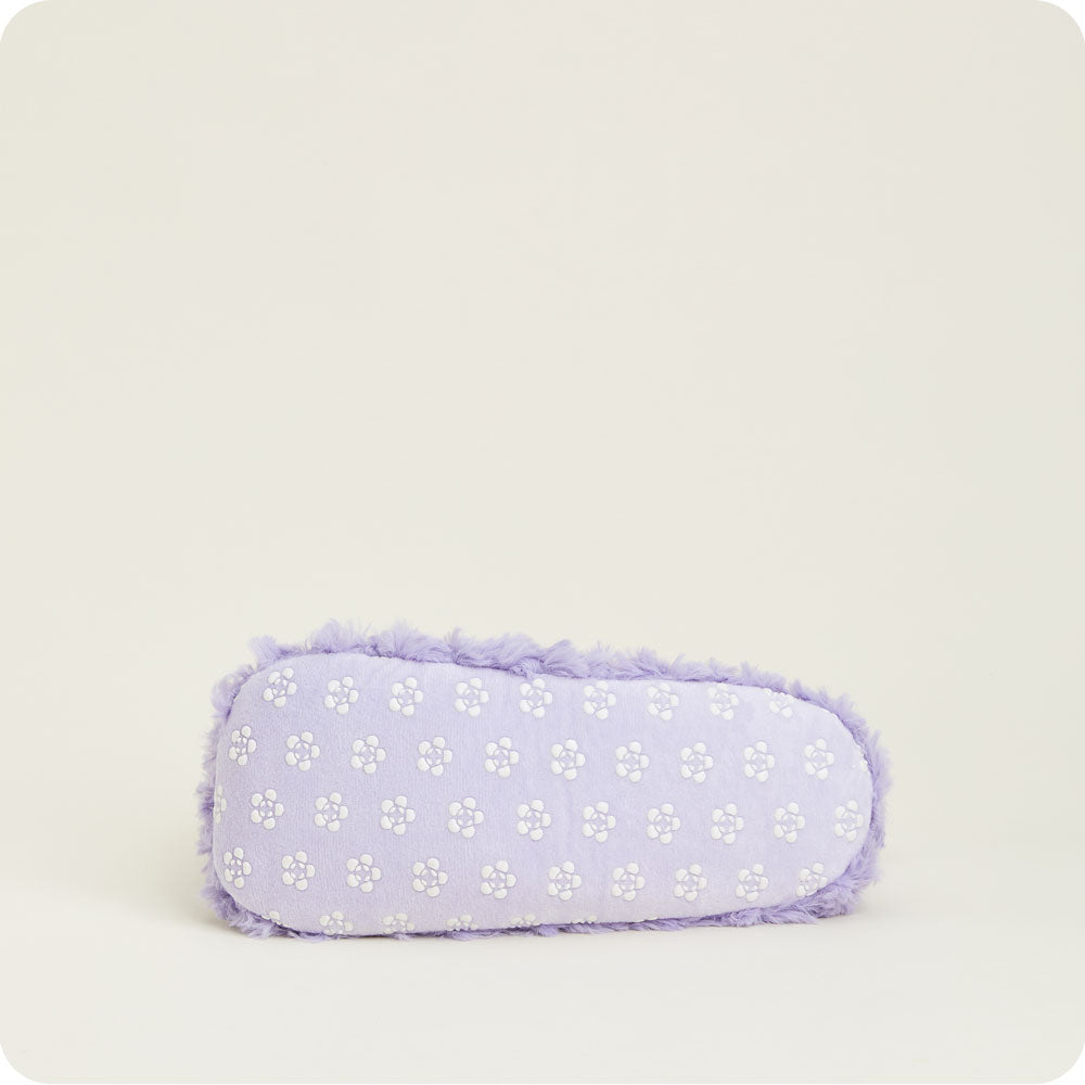Curly Purple Slippers Warmies® - Warm Blend