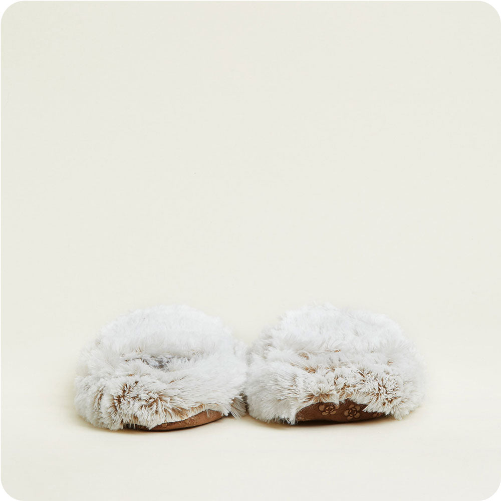 Marshmallow Brown Slippers Warmies® - Soft Glow