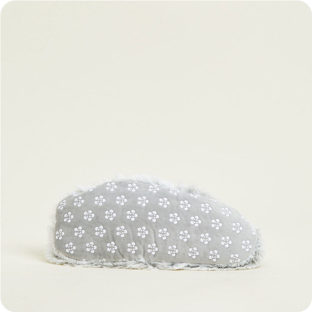 Marshmallow Gray Slippers Warmies® - Soft Glow