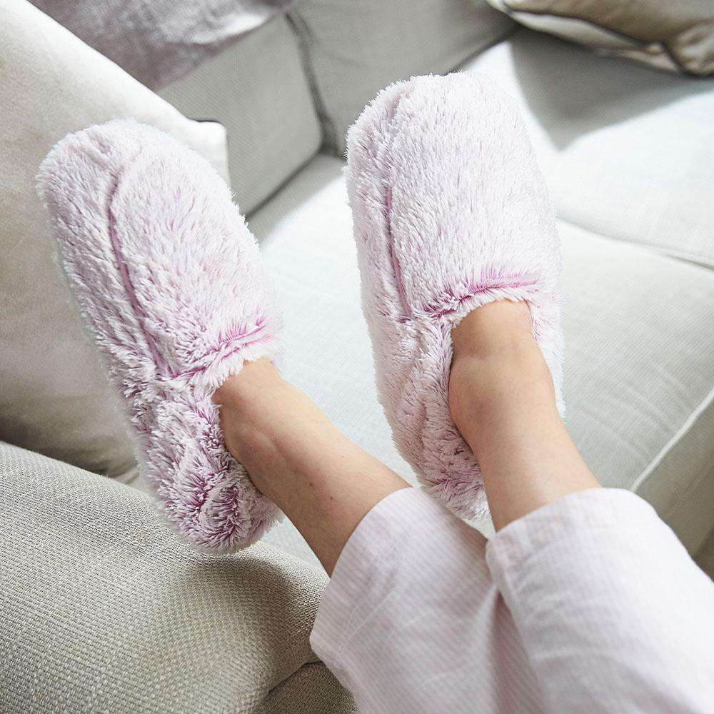 Marshmallow Lavender Slippers Warmies® - Warm Blend