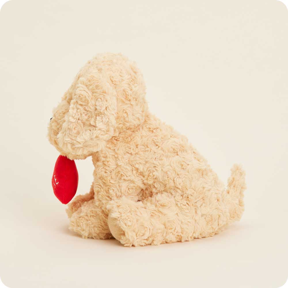 Be Mine Golden Dog Warmies - Soft Glow