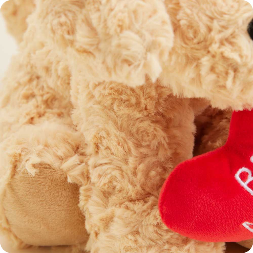 Be Mine Golden Dog Warmies - Soft Glow