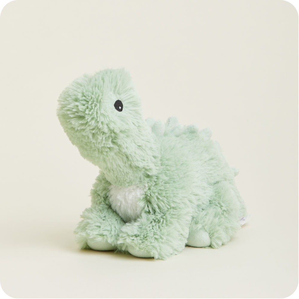 Green Long Neck Dinosaur Warmies - Home Glow